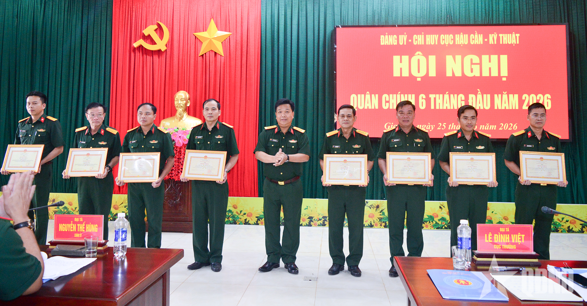 Cục Hậu cần - Kỹ thuật (Quân đoàn 34) hoàn thành tốt nhiệm vụ 6 tháng đầu năm 2026